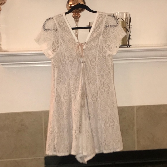 Forever 21 lace back lace up romper - Picture 6 of 7